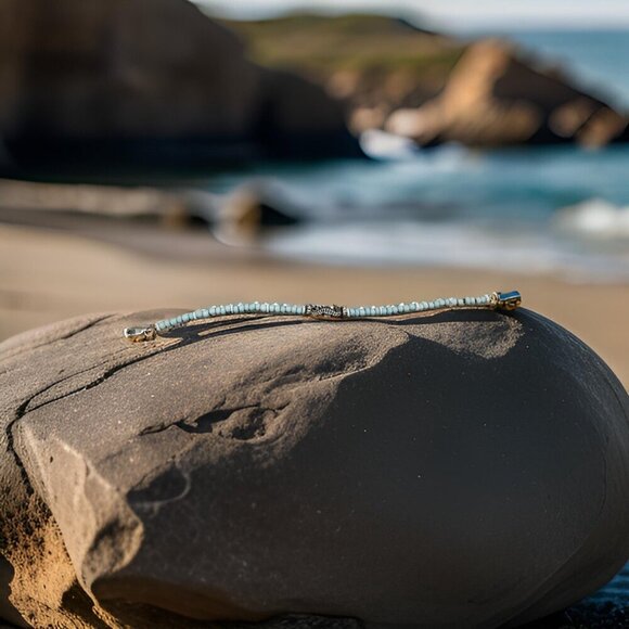 58. Handmade Beach Inspired Ankle Bracelet - Picture 2 of 3